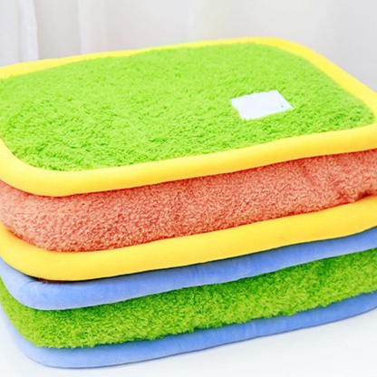Dopamine Color Plush Dog Bed Washable and Cozy