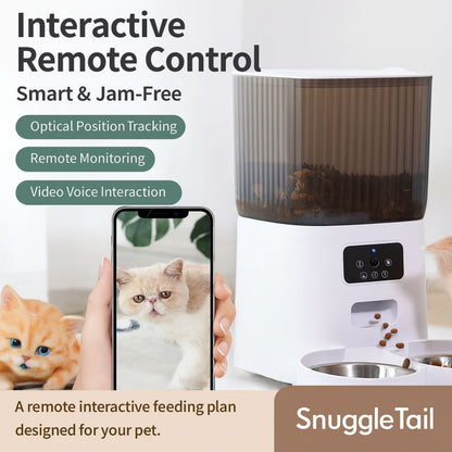 Smart Automatic Pet Feeder with APP Control,Timed & Portion Control Feeder