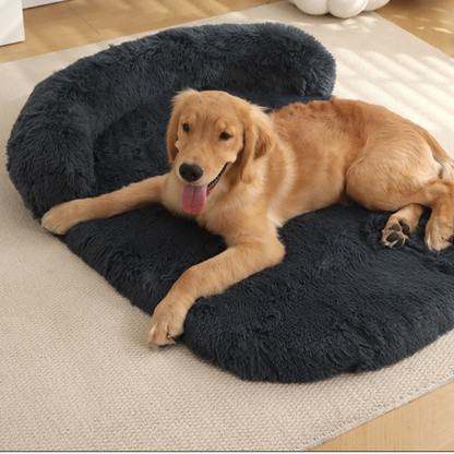 Plush Fluffy Pillow Support Winter Dog Bed