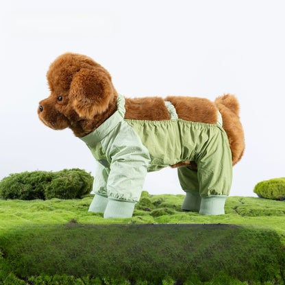 Small Dog Waterproof Four-Leg Pants – Dust-Proof, Anti-Urine & Anti-Dirt Outfit