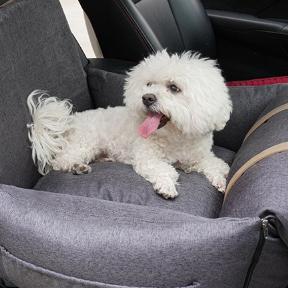 Car Seat Pet Bed for Small Dogs – Travel Safety Nest Dog Bed