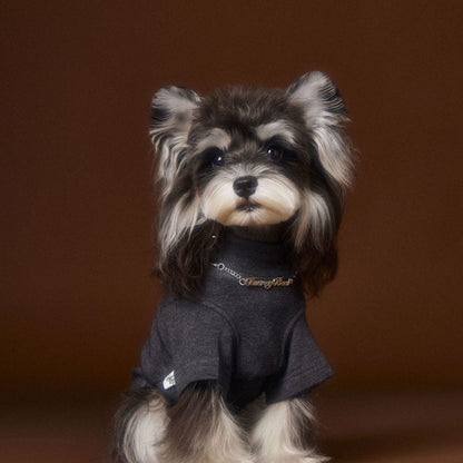 Stylish Solid Color Dog Necklace Two Leg Undershirt Shirt