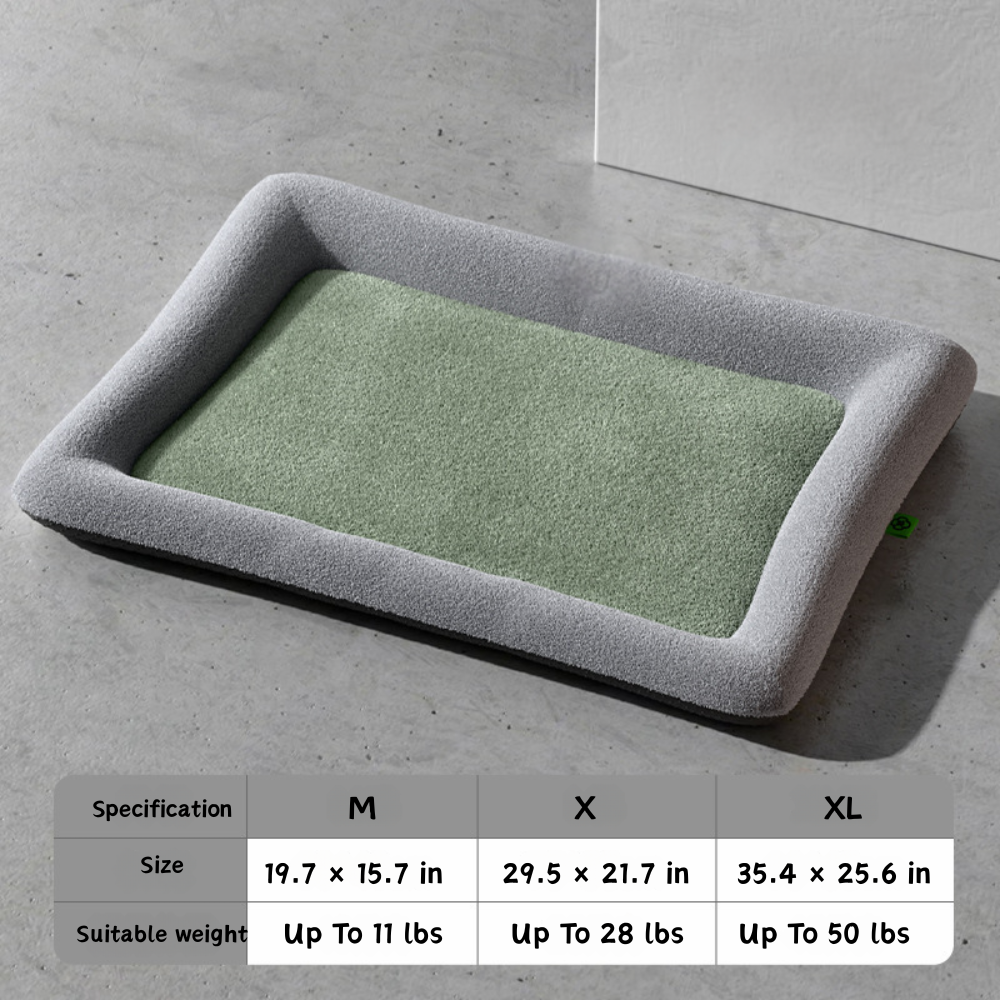 Memory Foam with Plush Cover – Anti-Slip, Orthopedic Comfort Dog Bed