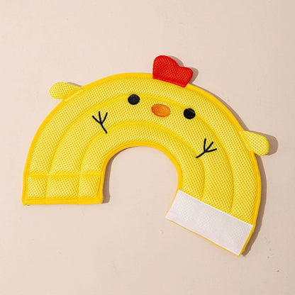 Soft Plush Pet Recovery Collar – Cute Animal Protective Cone