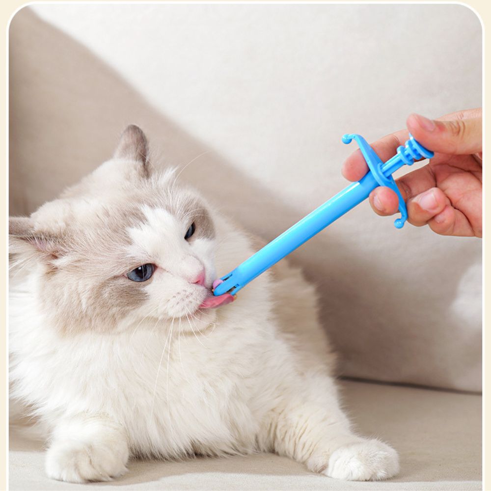 Easy One-Handed Pet Pill Feeder for Cats and Dogs