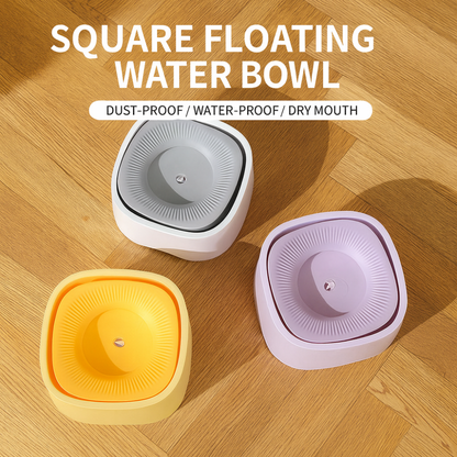 Floating Pet Water Bowl – Spill & Dust Proof