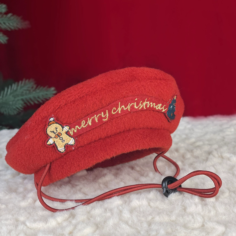 Dog Christmas Sweater Red Warm Knit Winter Clothes for Small Medium Dogs