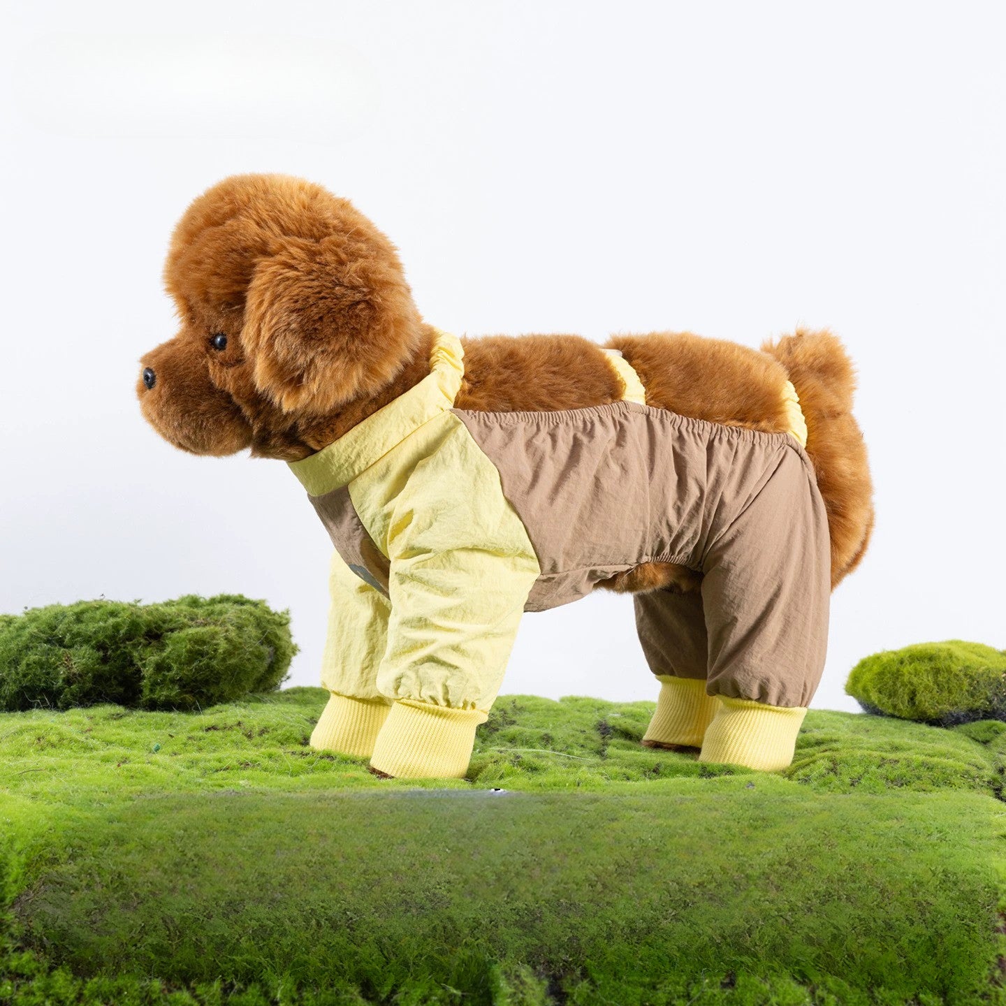Small Dog Waterproof Four-Leg Pants – Dust-Proof, Anti-Urine & Anti-Dirt Outfit