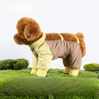 Small Dog Waterproof Four-Leg Pants – Dust-Proof, Anti-Urine & Anti-Dirt Outfit