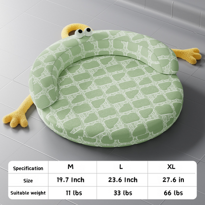 Pet Ice Silk Semi-Circle Cooling Nest Cat Bed