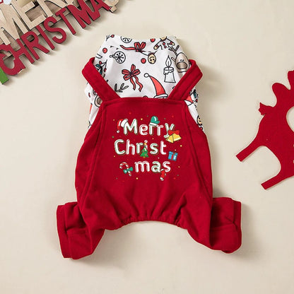 Christmas Warm Skirt Outfit for Dogs | Festive Winter Pet Dress