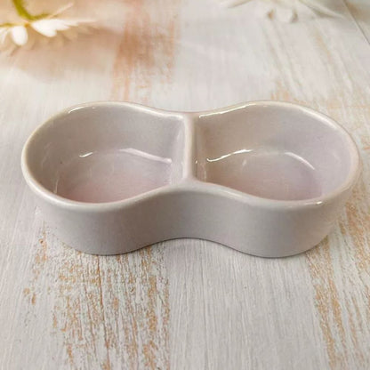 Ceramic Feeding Bowl for Hamsters, Parrots, and Small Pets