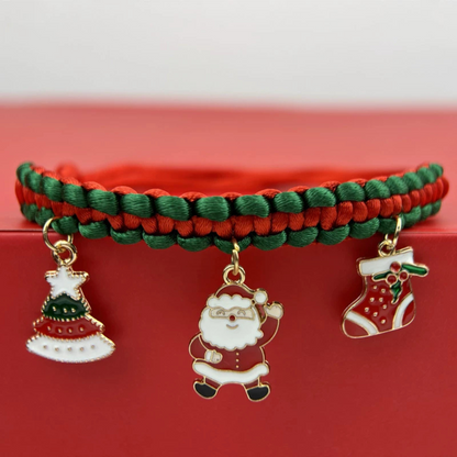 New Year Pet Collar Christmas Handmade DIY Decoration for Cats and Dogs