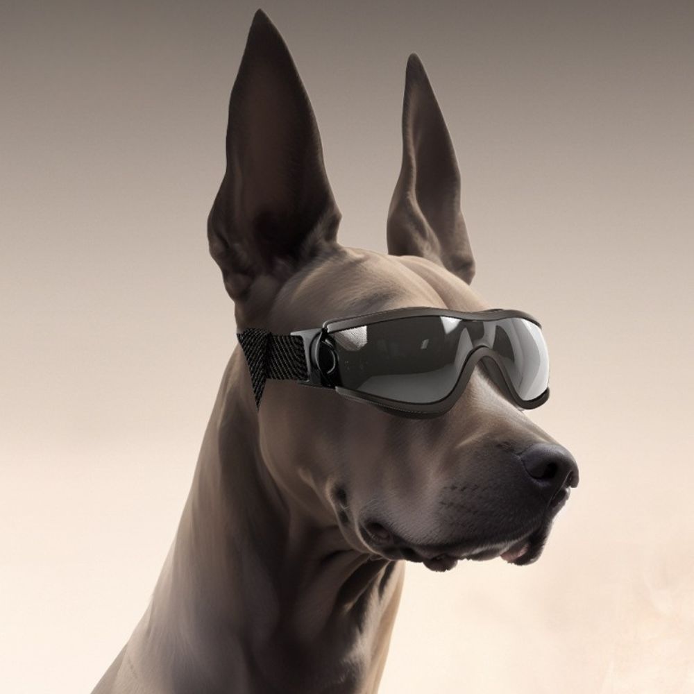Adjustable UV Protection Dog Goggles – Stylish Pet Sunglasses for Outdoor Adventures