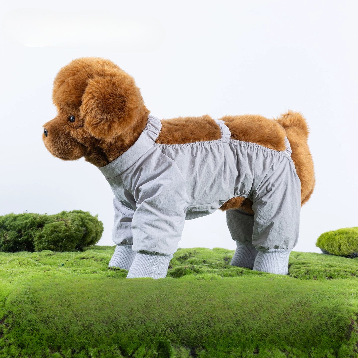 Small Dog Waterproof Four-Leg Pants – Dust-Proof, Anti-Urine & Anti-Dirt Outfit