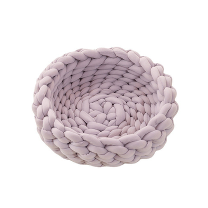 Handmade Knitted Cozy Nest Cat Bed