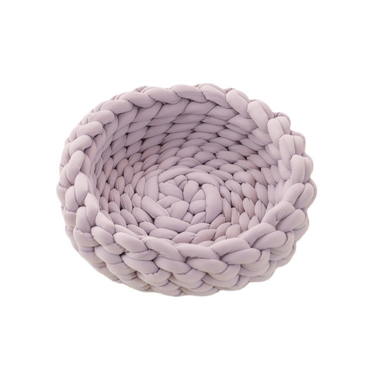 Handmade Knitted Cozy Nest Cat Bed