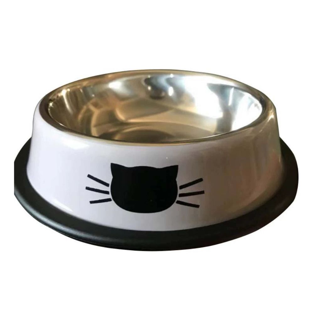 Colorful Stainless Steel Non-Slip Pet Bowl for Cats and Dogs