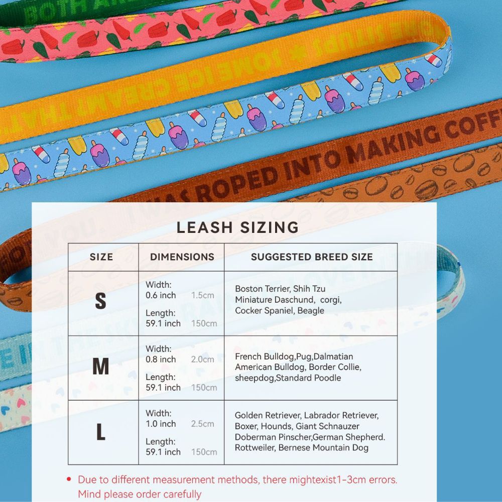 Patterned Dog Leash