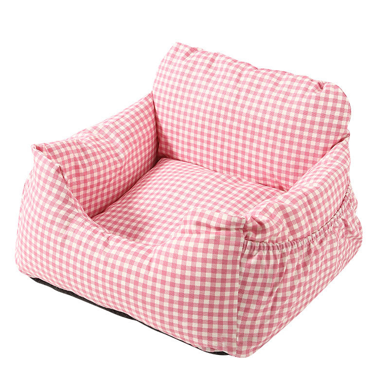 Plush Car Seat Pet Bed Small Dog Bed