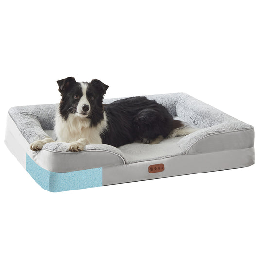 Orthopedic Memory Foam  Waterproof Liner Dog Bed