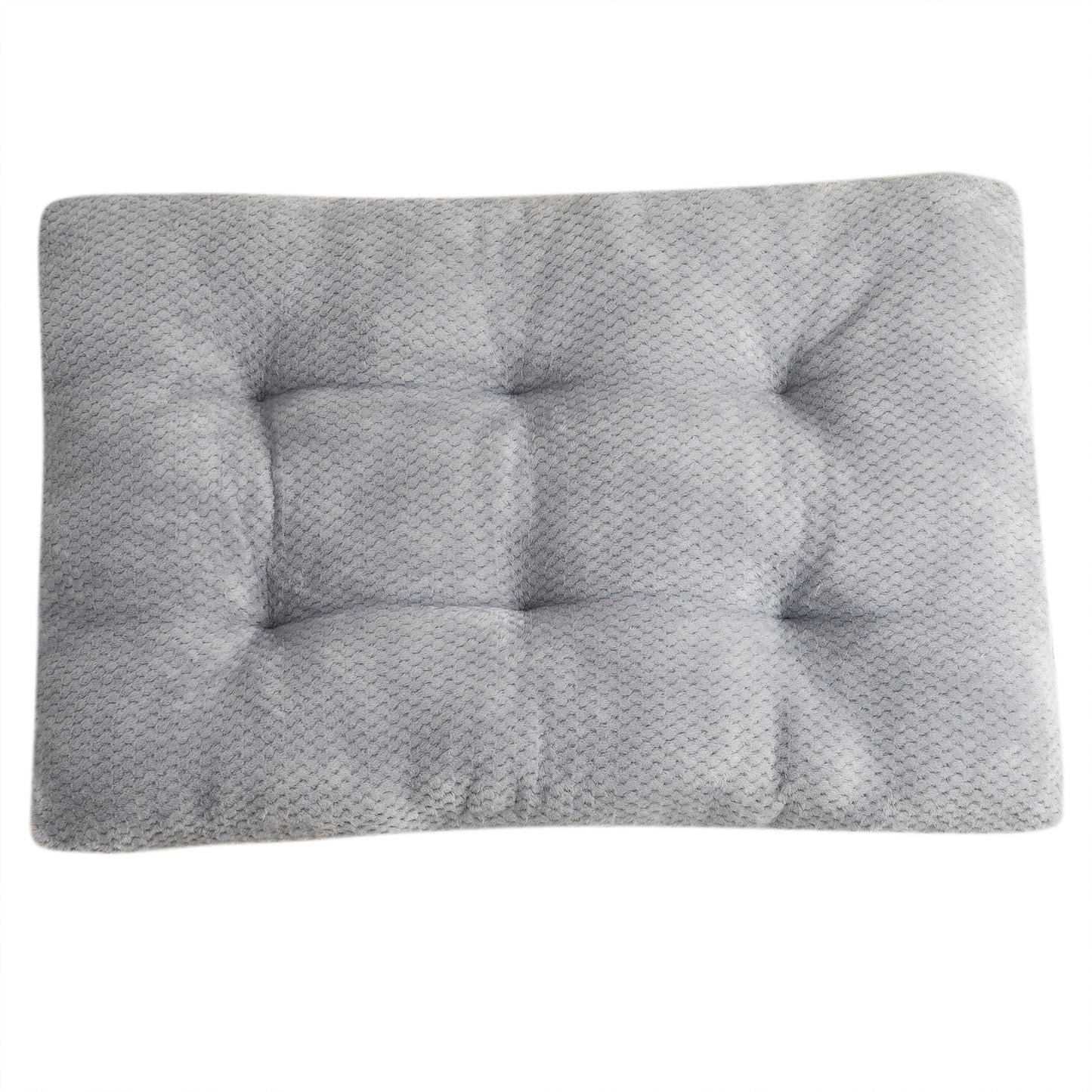 Plush Pineapple Grid Pillow Dog Bed