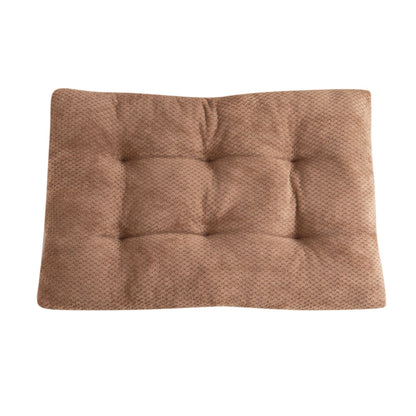 Plush Pineapple Grid Pillow Dog Bed