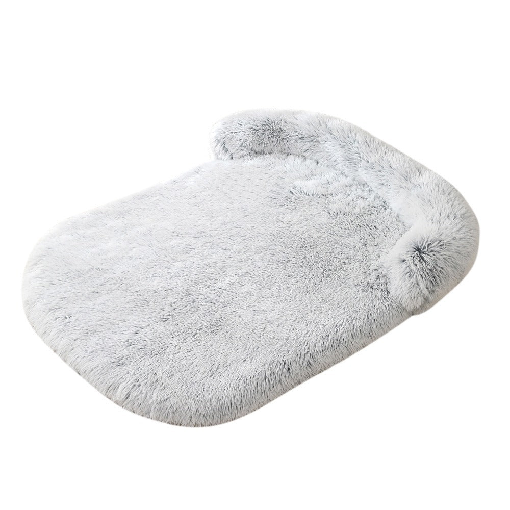 Plush Fluffy Pillow Support Winter Dog Bed