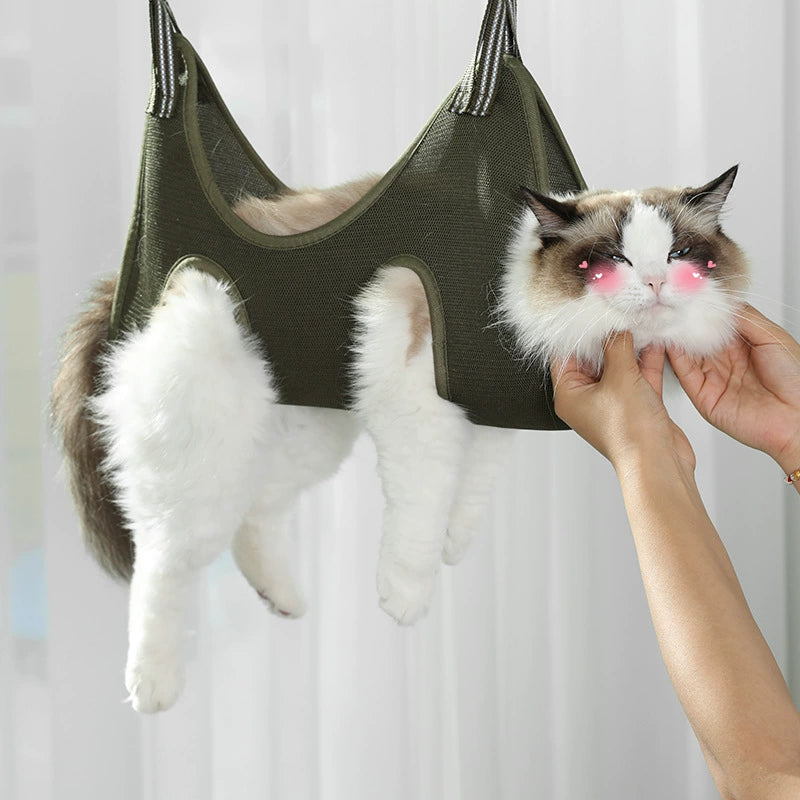 Cat Bathing Bag – Anti-Scratch Grooming Sack