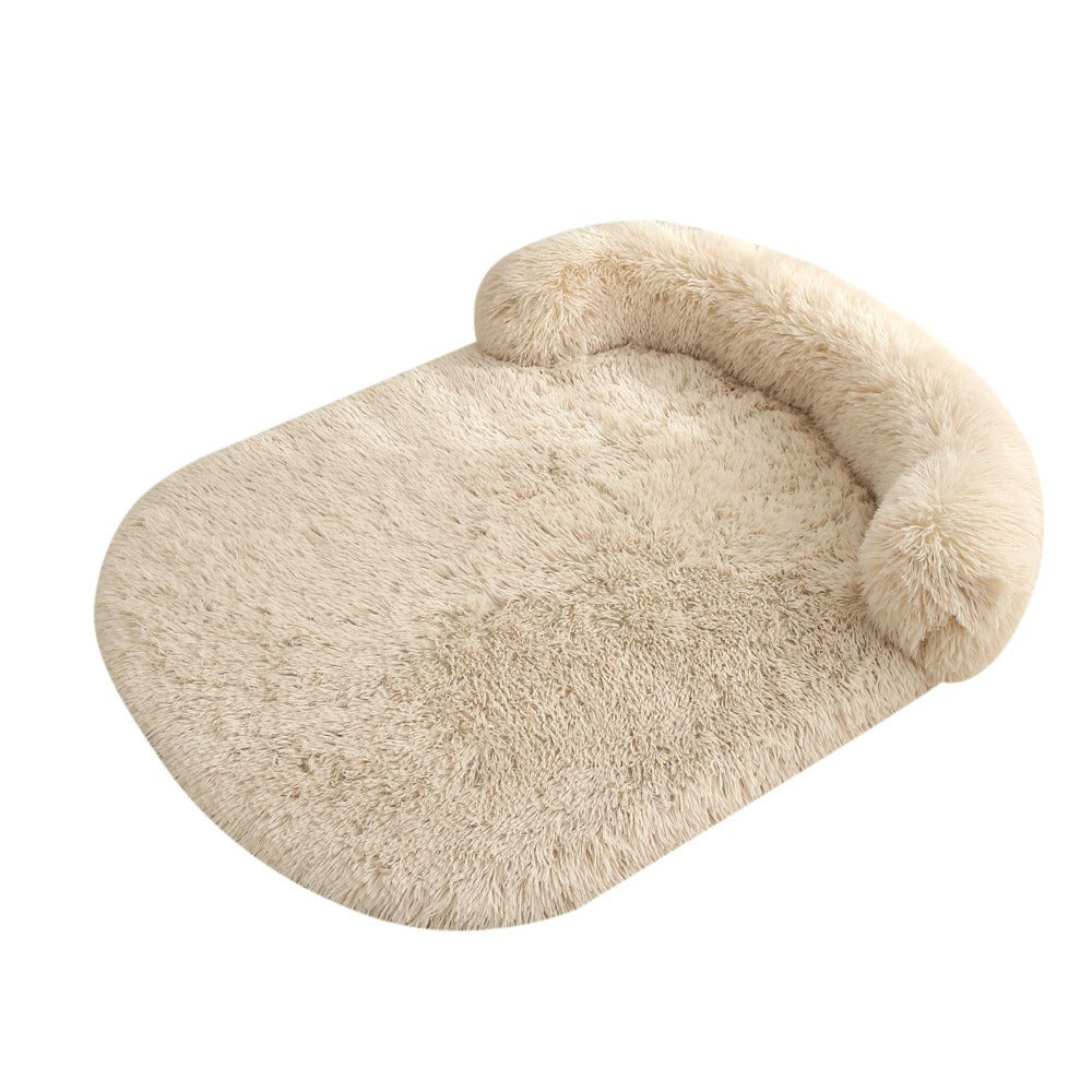 Plush Fluffy Pillow Support Winter Dog Bed