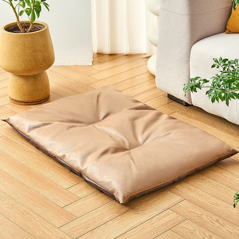 Leather Mat Waterproof Durable Dog Bed