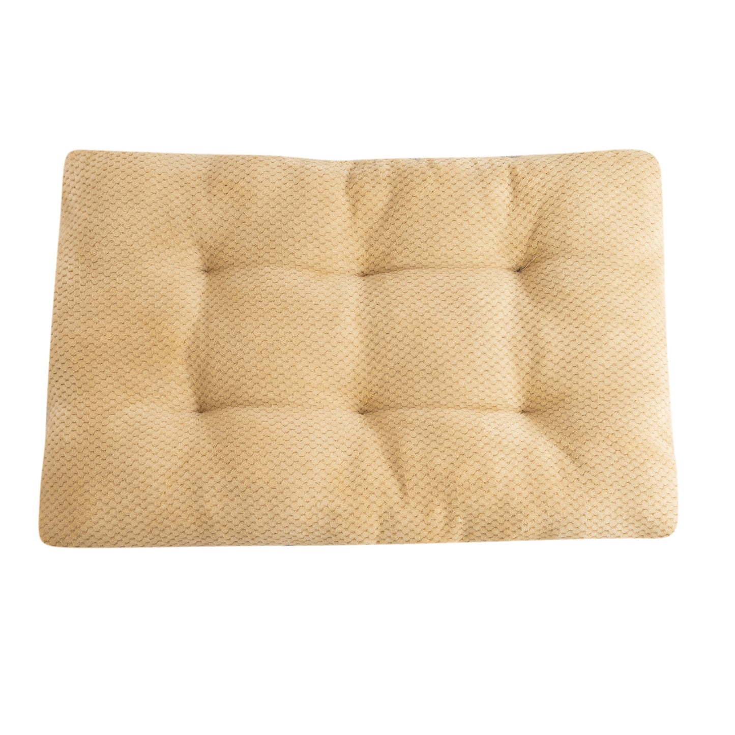 Plush Pineapple Grid Pillow Dog Bed