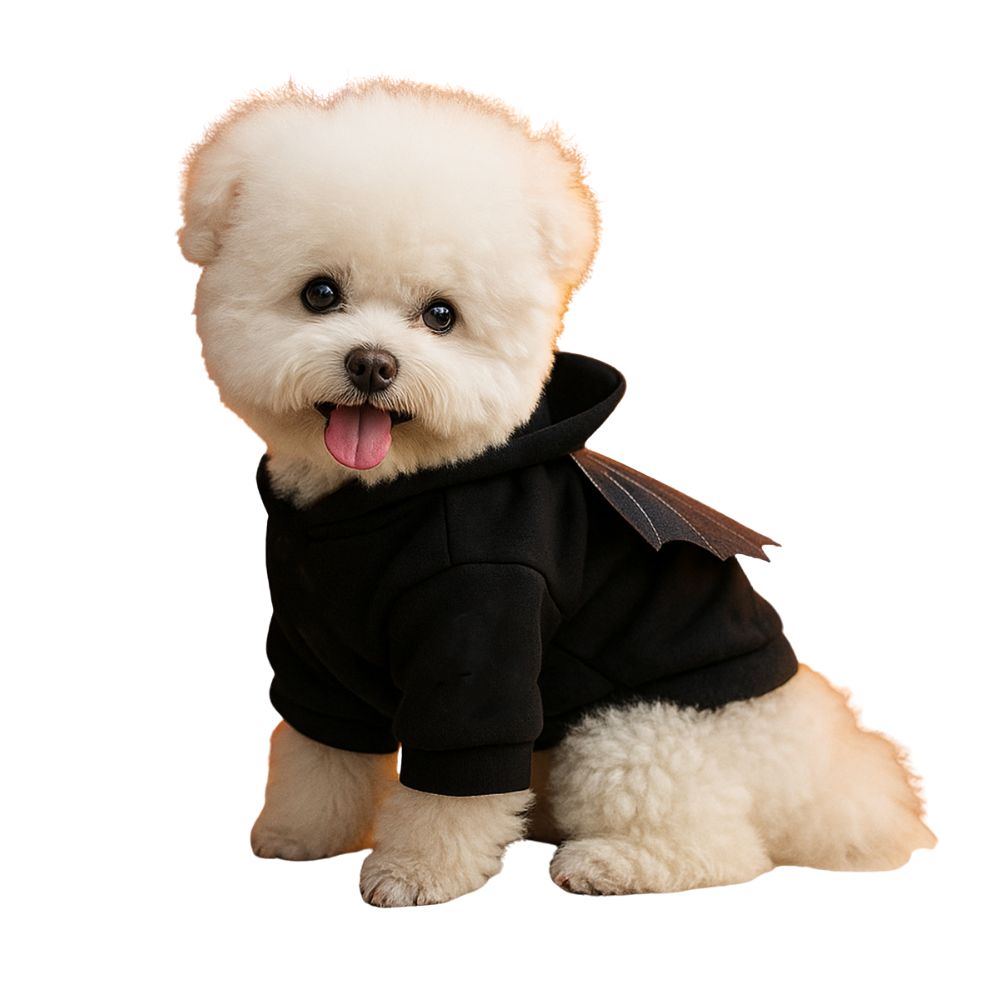 Halloween Bat Wing Dog Hoodie