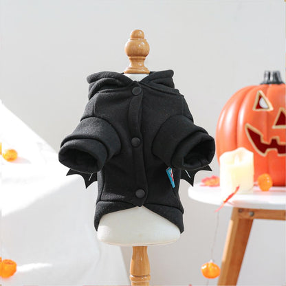 Halloween Bat Wing Dog Hoodie