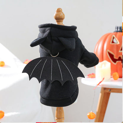 Halloween Bat Wing Dog Hoodie